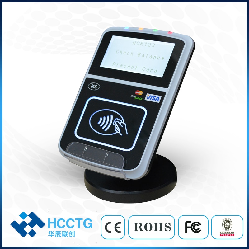 ÷ ˽ RFID Ʈ ī , ACR123, USB Visa Mastercard Paywave PayPass EMV , ACR123U, 13.56MHZ